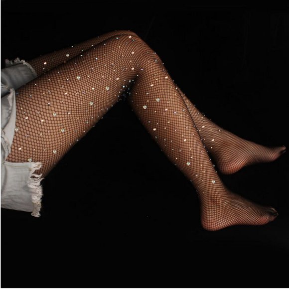 New Sparkly Stocking Pantyhose. Fishnet - Picture 7 of 7
